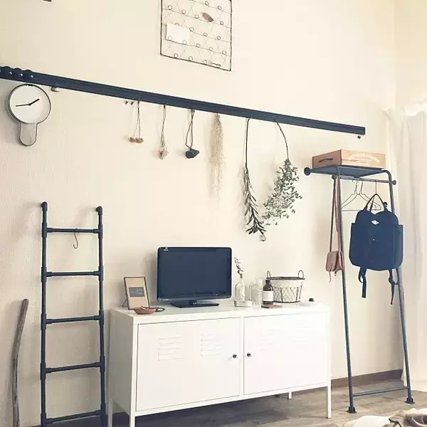 「生活感を隠してスタイリッシュに！IKEAのキャビネット」の画像