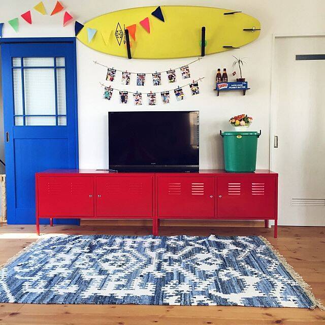 生活感を隠してスタイリッシュに！IKEAのキャビネット