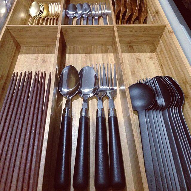 使いやすさ抜群！キッチンのカトラリー収納アイデア10選