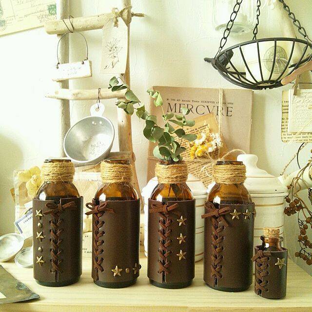 インテリアが一気にあか抜ける！リメ缶＆リメ瓶実例集