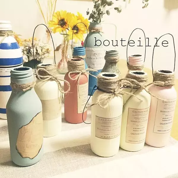 「インテリアが一気にあか抜ける！リメ缶＆リメ瓶実例集」の画像