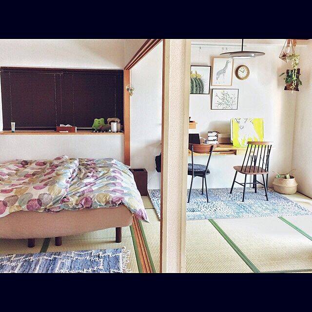 海外インテリアのよう！IKEAのシーグラスバスケット活用法