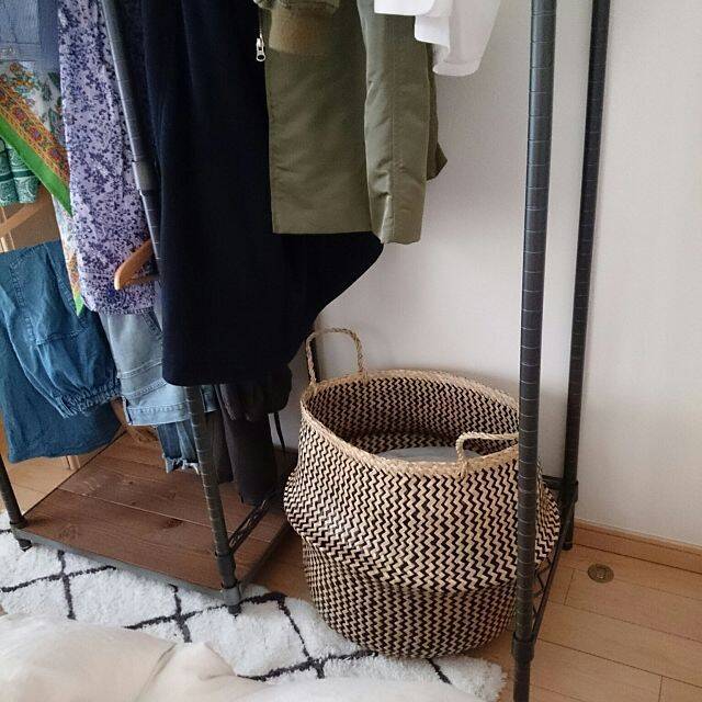 海外インテリアのよう！IKEAのシーグラスバスケット活用法