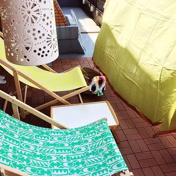 「海外インテリアのよう！IKEAのシーグラスバスケット活用法」の画像