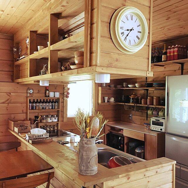 自然素材が落ち着く♡ログハウスで叶える夢のスローライフ