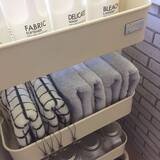 「省スペースで大容量♪IKEAのワゴンで洗面所を快適に」の画像2