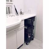 「省スペースで大容量♪IKEAのワゴンで洗面所を快適に」の画像8