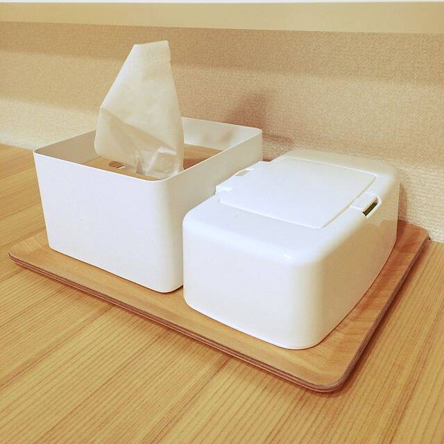 かぶせるだけで生活感ゼロ♪セリアのティッシュケース