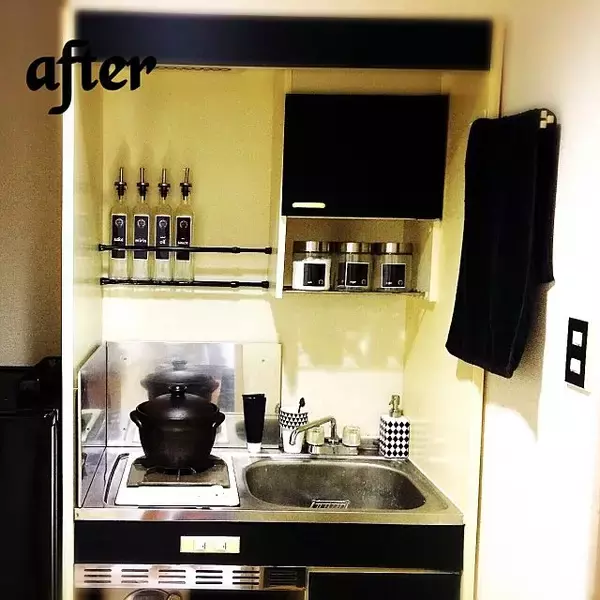 「ワンルームだからこそこだわりのキッチンを☆10の実例集」の画像