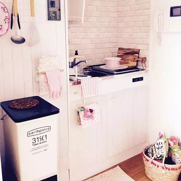 「ワンルームだからこそこだわりのキッチンを☆10の実例集」の画像