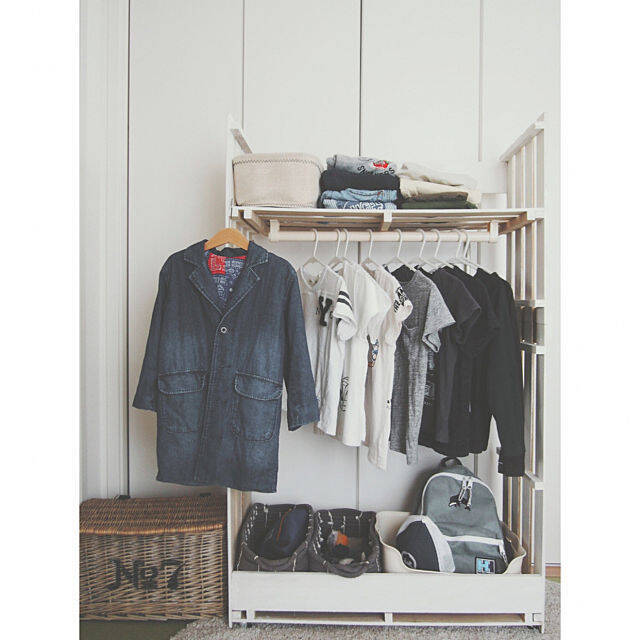 意外な場所にもマッチ！すのこDIYでできる収納アイディア