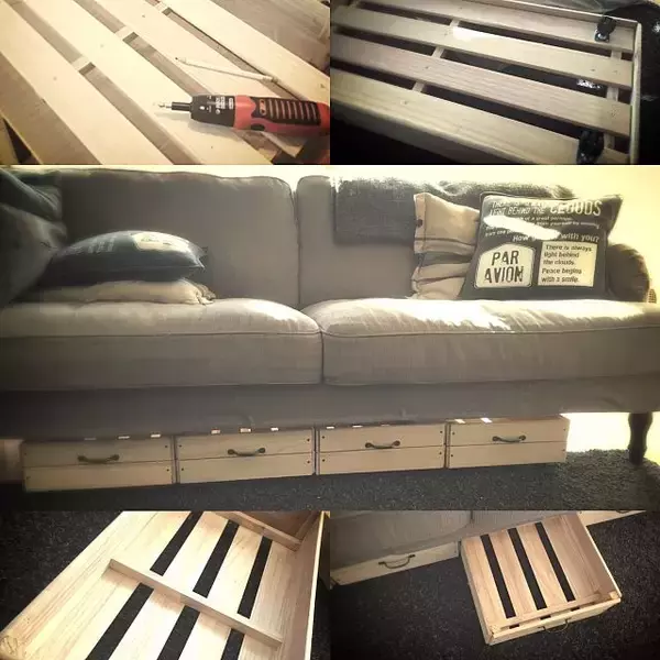 「意外な場所にもマッチ！すのこDIYでできる収納アイディア」の画像