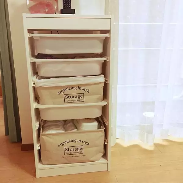 「感動♡ダイソーストレージボックス活用法はこんなにあった」の画像