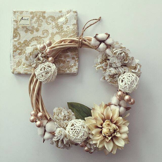 ペーパーナプキンなどの紙を使って！手作りの飾りいろいろ