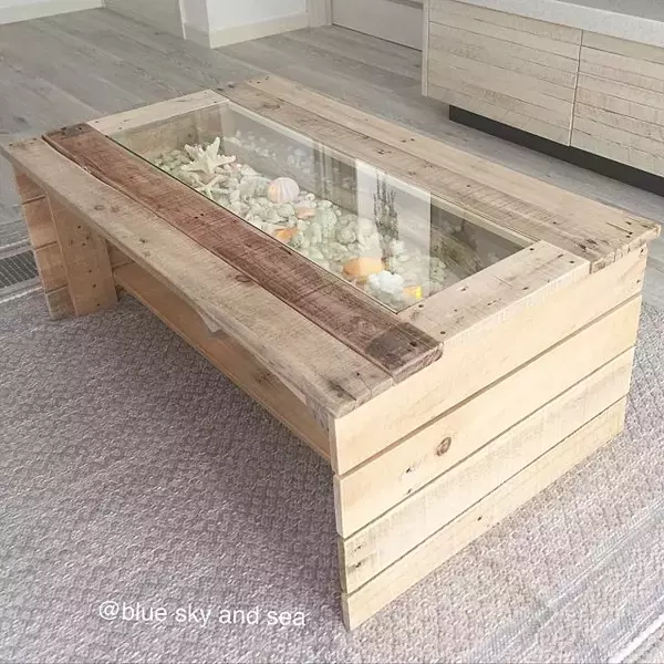 「DIYに慣れてきたら挑戦したい!!主役級なローテーブル実例集」の画像