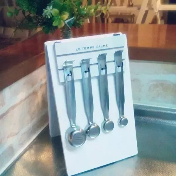 「「ネジ止めすぐ完成♪飾れる！使える！計量スプーン収納フック」 by heart.emiemi57.whiteさん」の画像