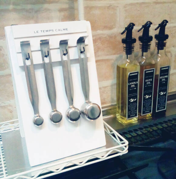 「ネジ止めすぐ完成♪飾れる！使える！計量スプーン収納フック」 by heart.emiemi57.whiteさん