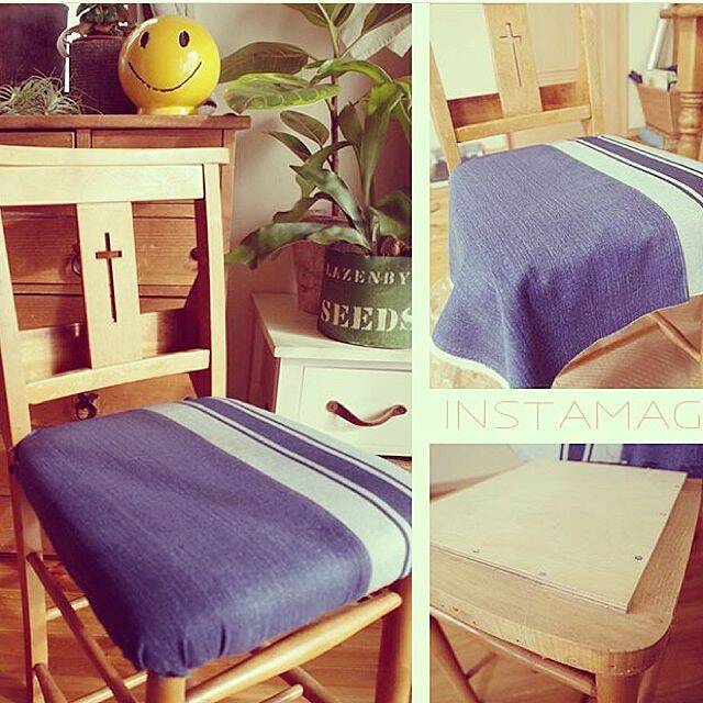 古い椅子が見違えるように新しく！椅子の張り替えDIY