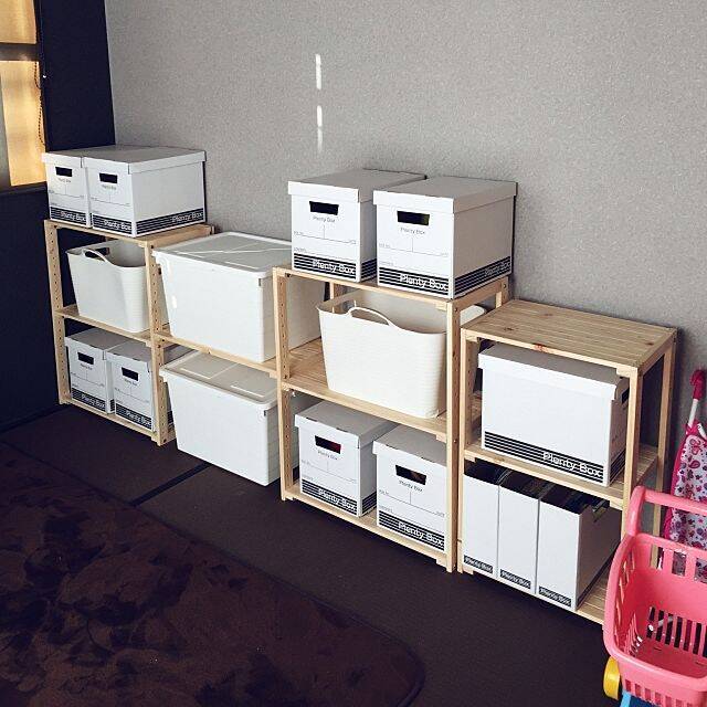 置いてもオシャレ！使いやすいセリアのプレンティボックス