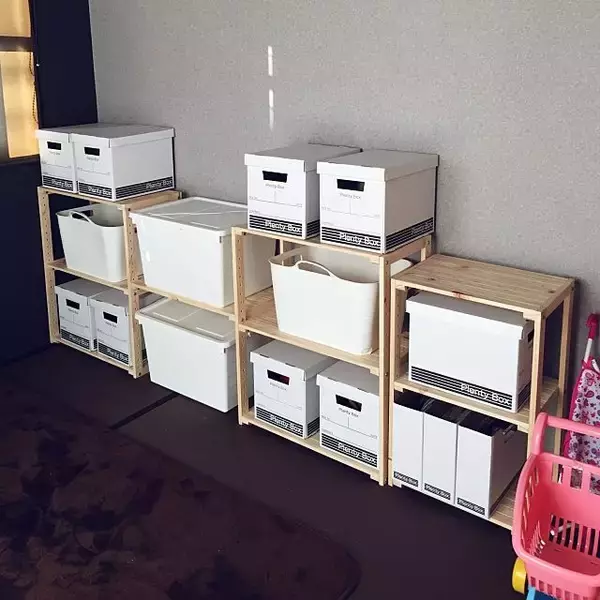 「置いてもオシャレ！使いやすいセリアのプレンティボックス」の画像