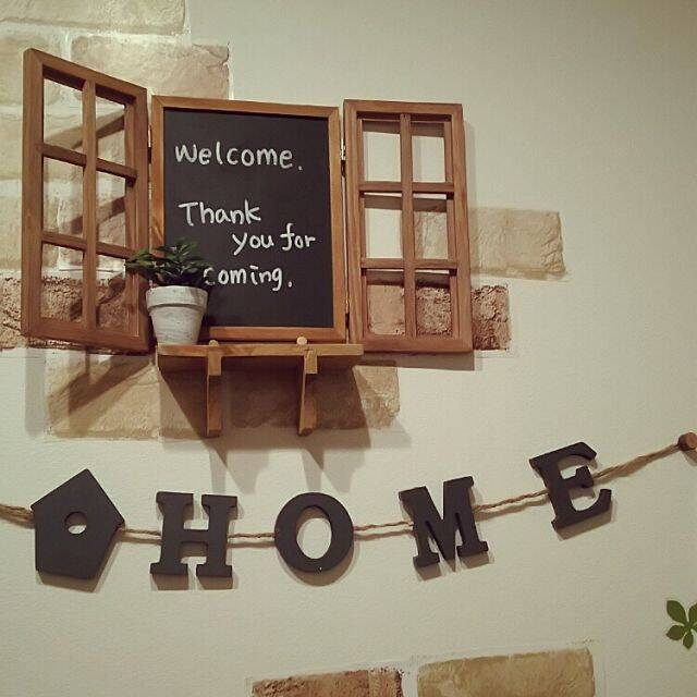 100均の黒板が、こんなところに♪見習いたいアレンジ術