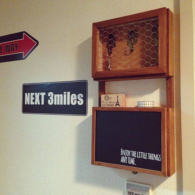 100均の黒板が、こんなところに♪見習いたいアレンジ術