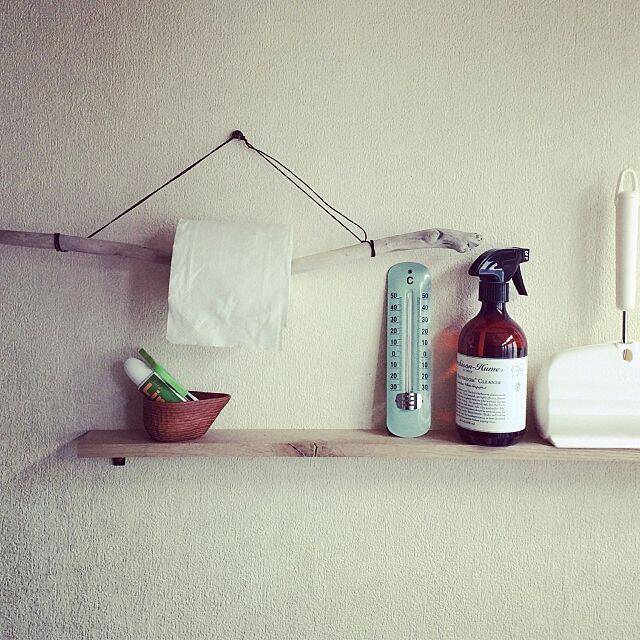 カフェの雰囲気に変身♪トイレットペーパーホルダーDIY