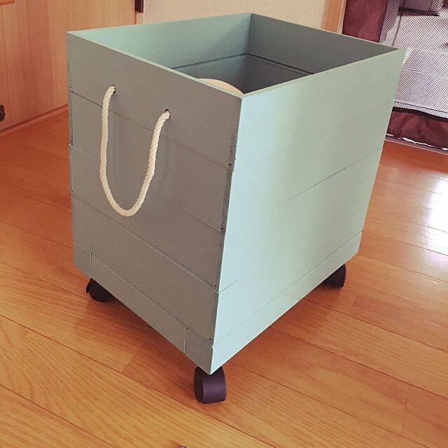 愛情と思いやりがギュッ♡キッズおもちゃ箱のDIYアイデア