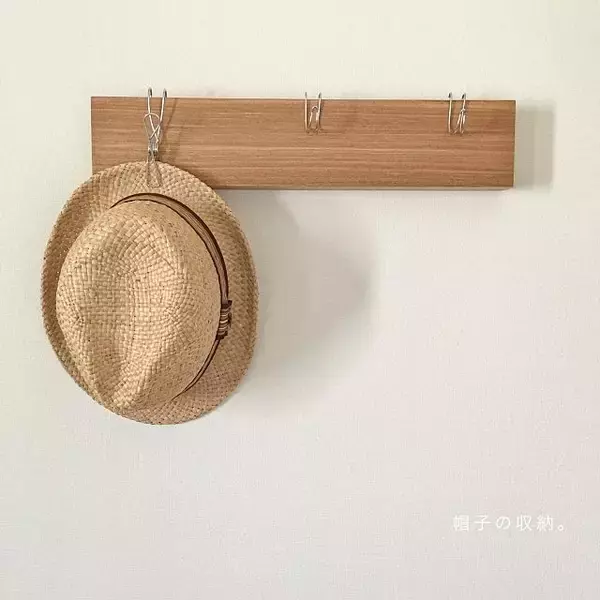 「美しいしまい方でファッションを楽しむ♡帽子収納見本集」の画像