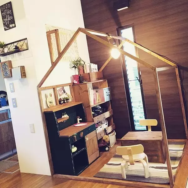 「DIYで子どもの夢を叶える！あこがれの楽しいキッズハウス」の画像