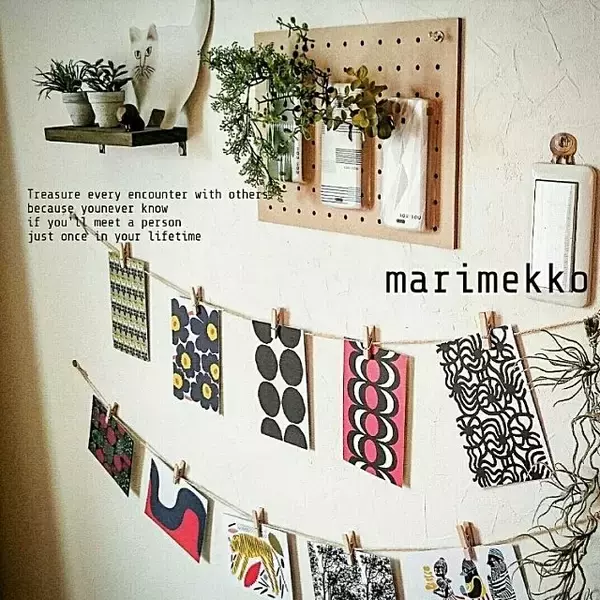 「DIYでお家に彩りを！マリメッコで作る華やかインテリア」の画像
