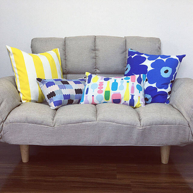 DIYでお家に彩りを！マリメッコで作る華やかインテリア