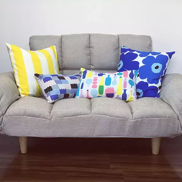 「DIYでお家に彩りを！マリメッコで作る華やかインテリア」の画像