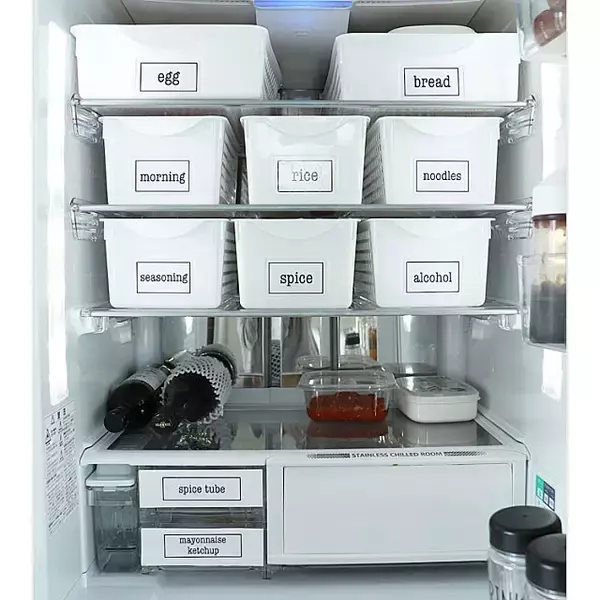 「入れるだけで整う！冷蔵庫の整理は、プラケースにおまかせ」の画像