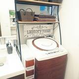 「便利さだけじゃ満足しない☆見栄えの良い洗濯機周り収納」の画像2