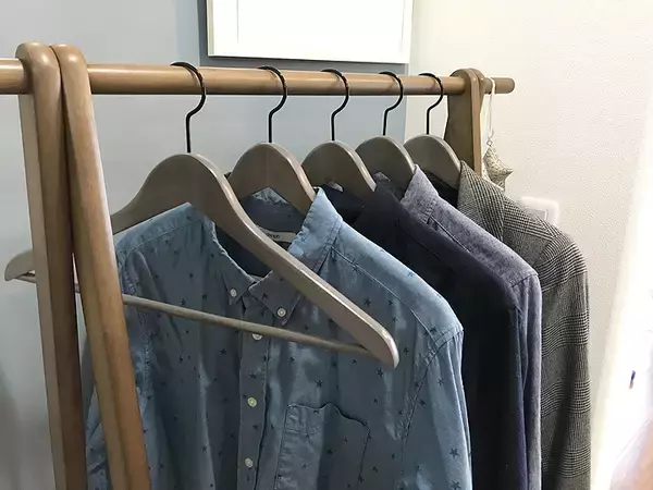 「「ショップのように洋服を楽しむ。IKEAハンガーで丁寧な暮らし」 by forさん」の画像