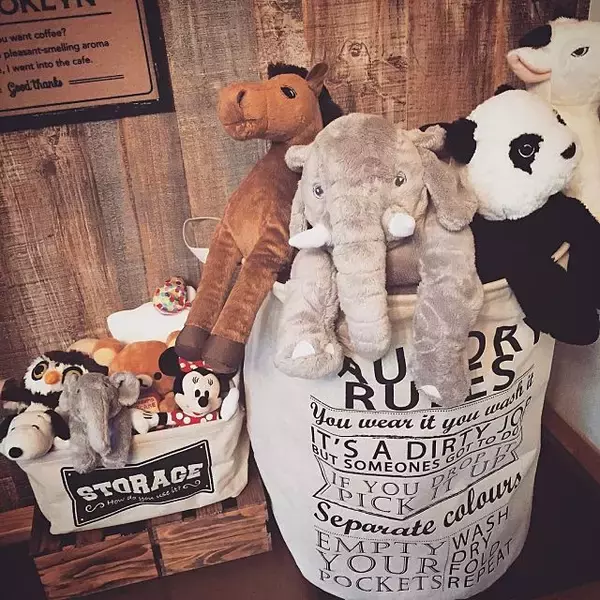 「ぬいぐるみも嬉しそう♡すぐ実践できる、ぬいぐるみ収納術」の画像