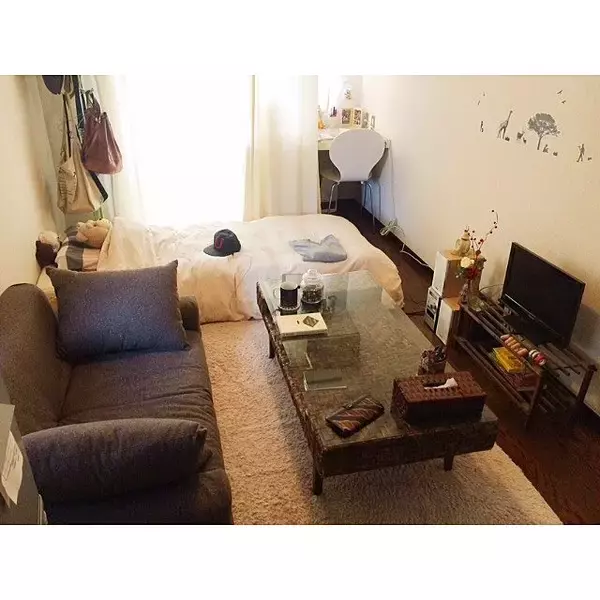 「ワンルームで新生活！レイアウトのテクニック、教えます♡」の画像