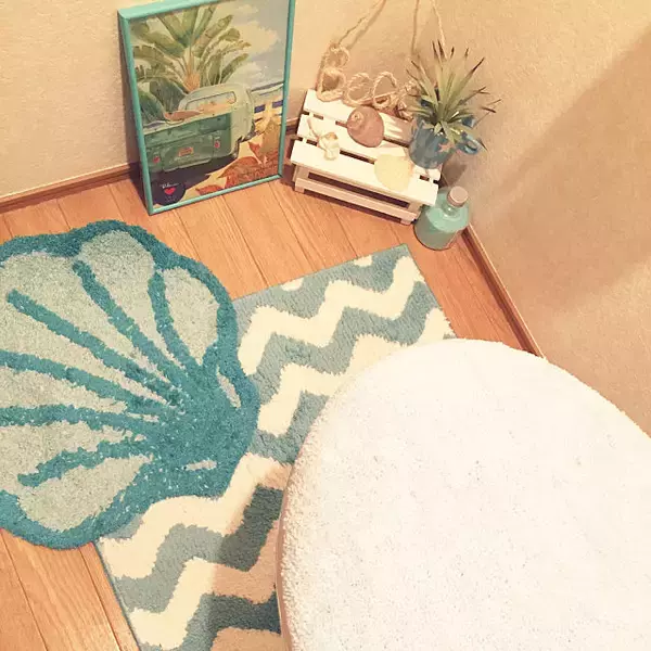 「西海岸にボヘミアンミックスも☆ビーチを感じるお部屋に」の画像