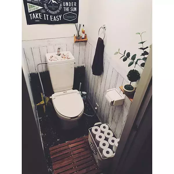 「トイレをセルフリノベーション♪お手本コーディネート特集」の画像