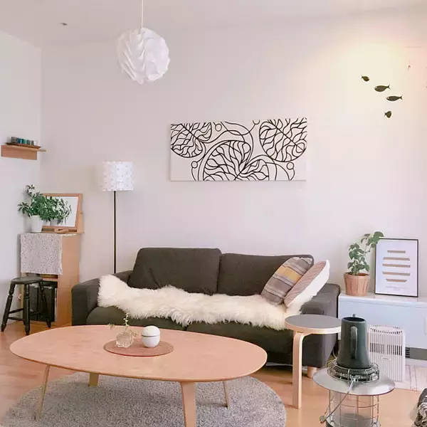 「北欧インテリアにマッチ！マリメッコのファブリックパネル」の画像