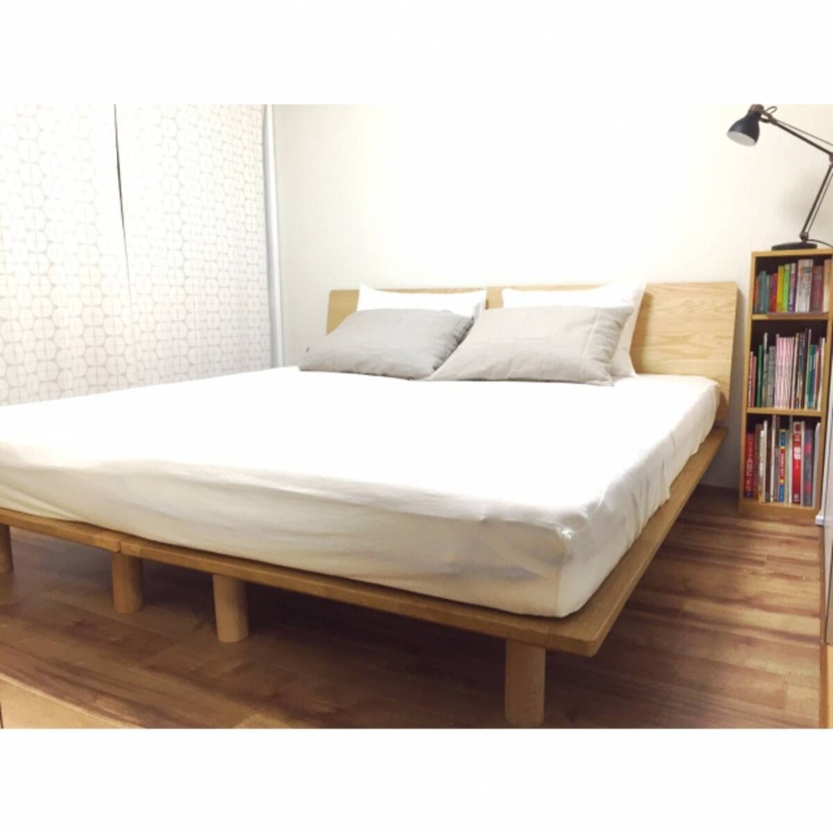 すっきりコンパクト☆空間を上手に使える無印良品のベッド (2018年6月  