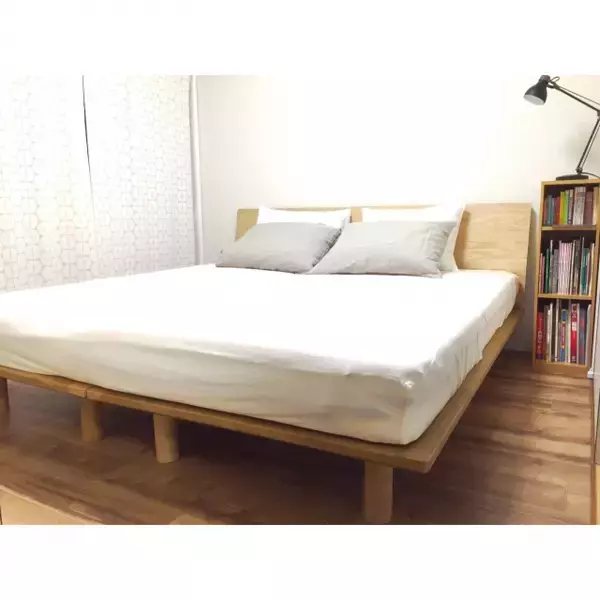 すっきりコンパクト☆空間を上手に使える無印良品のベッド