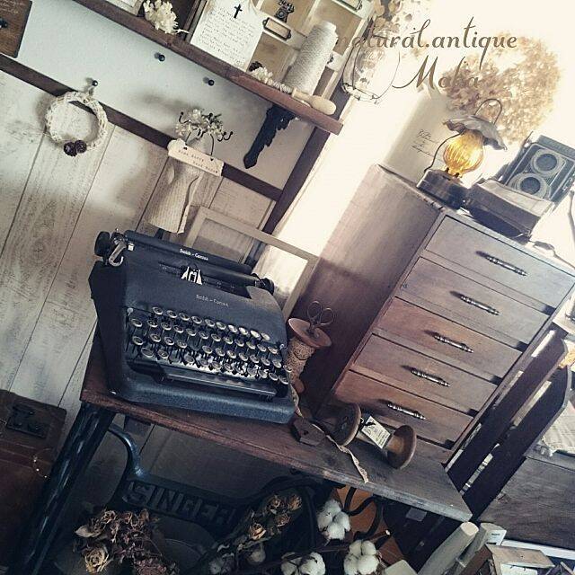 アンティークスタイルを作る！シンガーミシン台の魅力☆