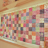 「お部屋を華やかに変身♪手作りヨーヨーキルトカーテン」の画像3