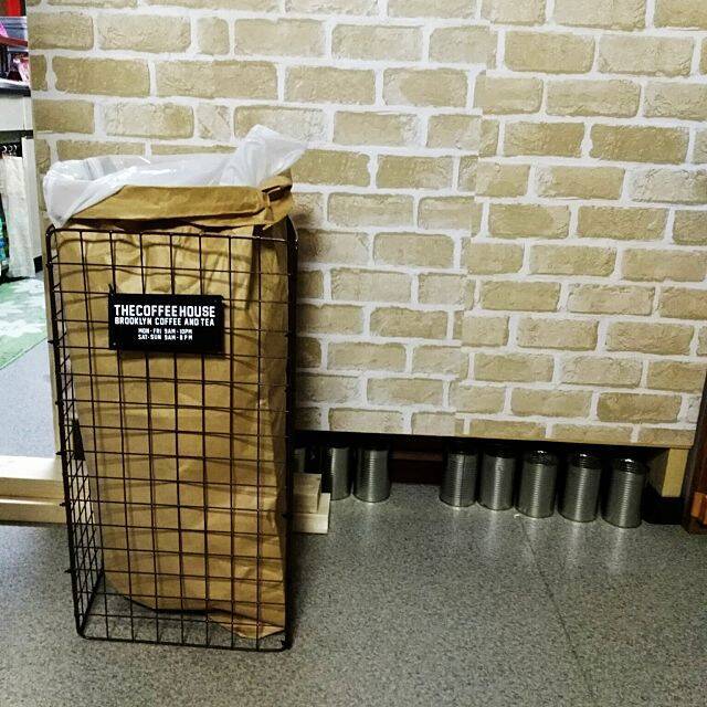 生活感が消える！簡単アレンジでゴミ箱が男前に大変身