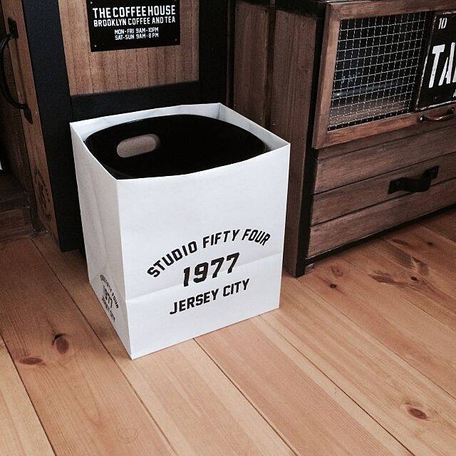 生活感が消える！簡単アレンジでゴミ箱が男前に大変身