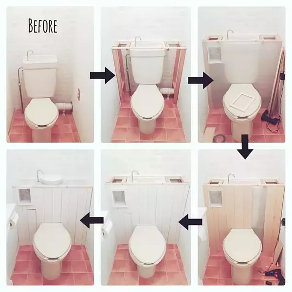 「今日からトイレが自慢の空間になる！タンクレスDIY実例集」の画像