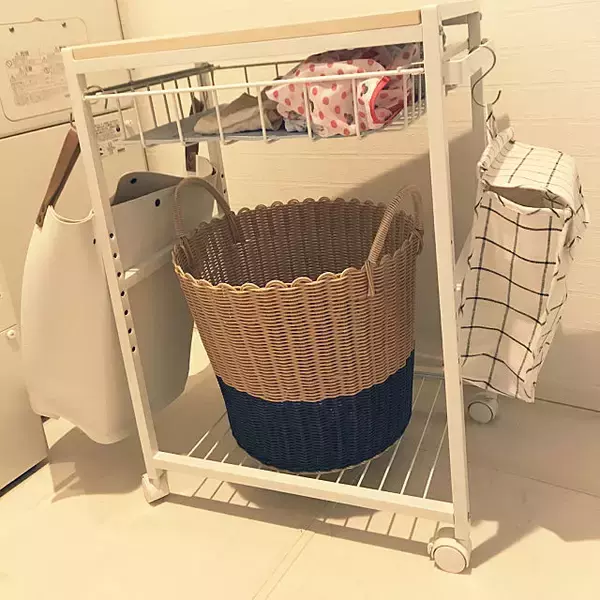 「こんな使い方もあるの⁉キッチンワゴンを使った整理収納術」の画像