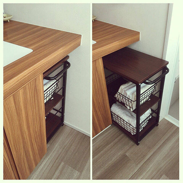 こんな使い方もあるの⁉キッチンワゴンを使った整理収納術